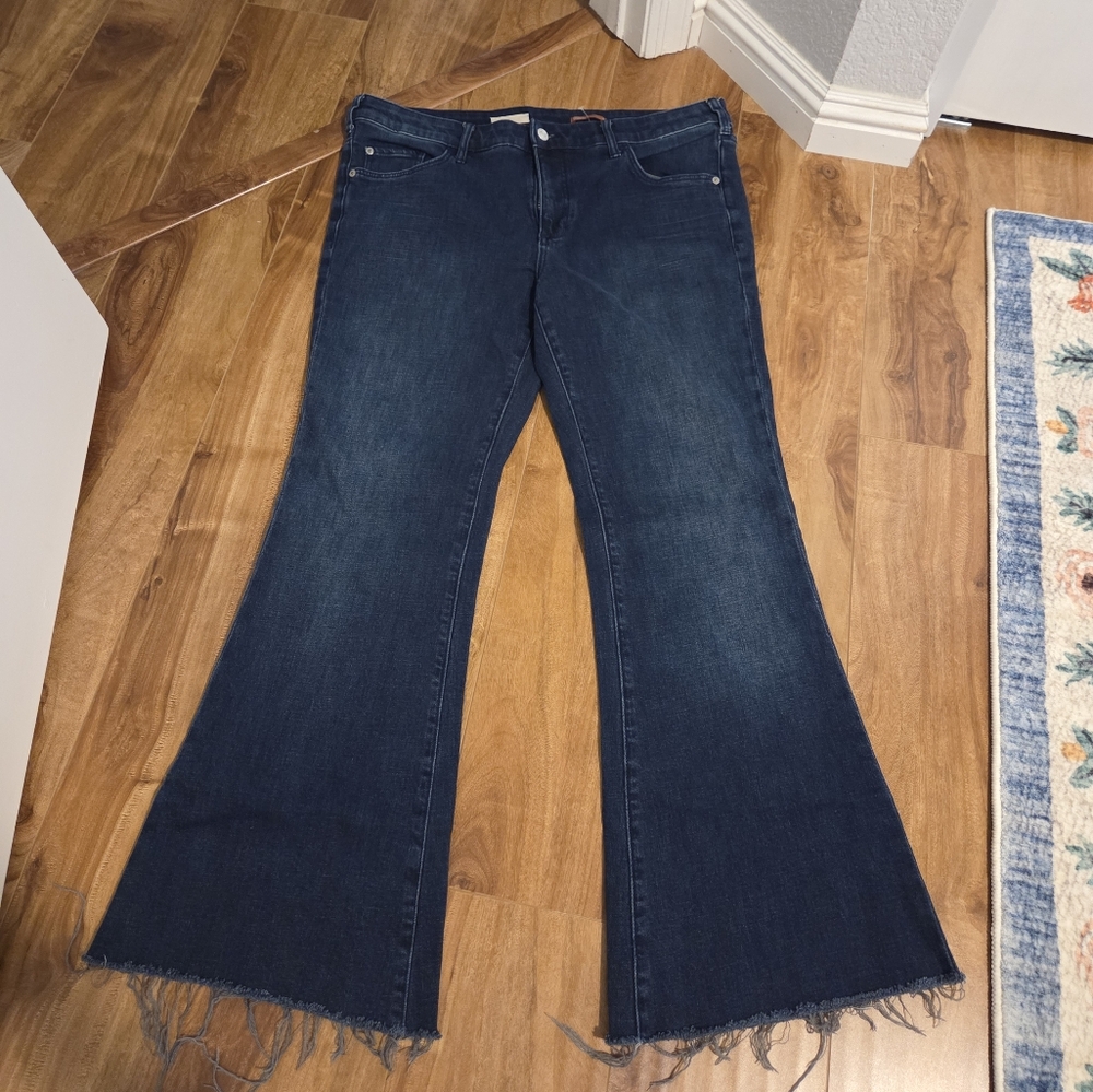 EUC Pilcro Women's Flare Jeans, 32 Petite